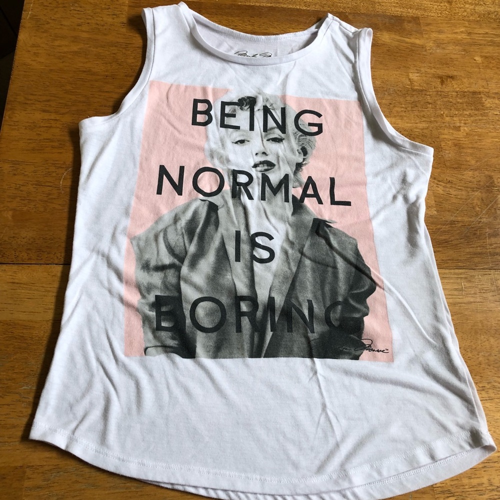Marilyn Monroe soft cotton tank very good cond S